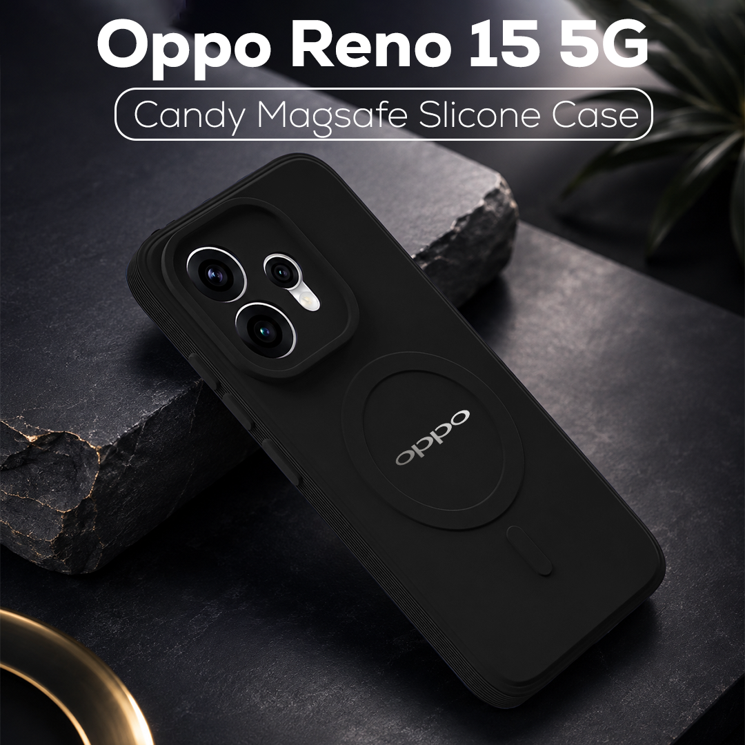 Oppo Reno 15 5G Candy Silicone Luxury Matte Back Cover with Camera Lens Protection