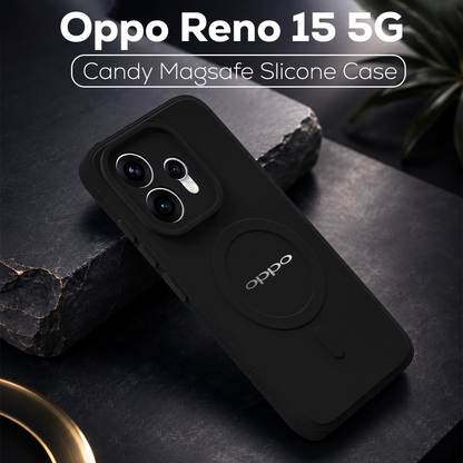 Oppo Reno 15 5G Candy Silicone Luxury Matte Back Cover with Camera Lens Protection
