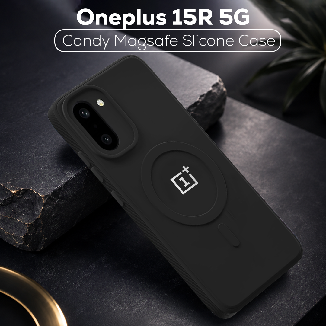 OnePlus 15R 5G Candy Silicone Luxury Matte Back Cover with Camera  Protection