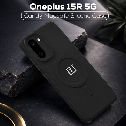 OnePlus 15R 5G Candy Silicone Luxury Matte Back Cover with Camera  Protection