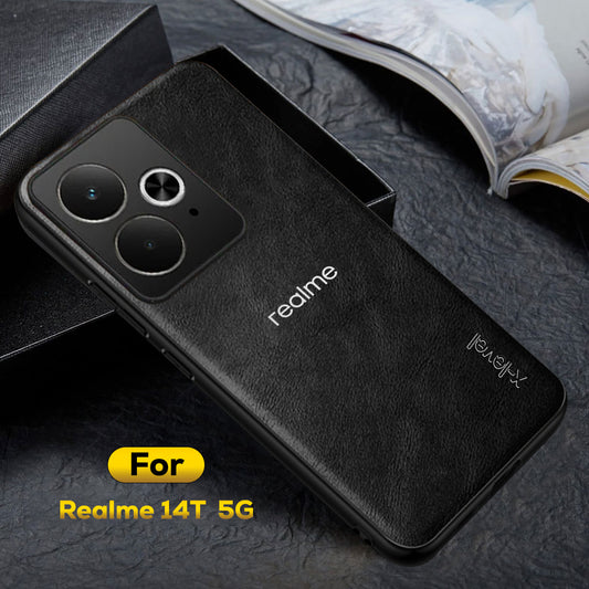 REALME 14T 5G Business PU Leather Back Case
