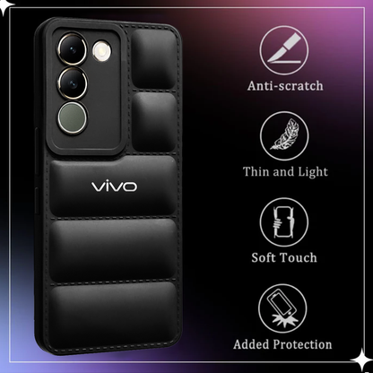 VIVO Y200E 5G The Puffer Edition Soft Material Down Jacket Phone Case