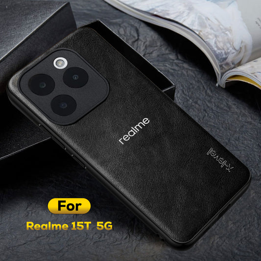 REALME 15T 5G  Business PU Leather Back Case