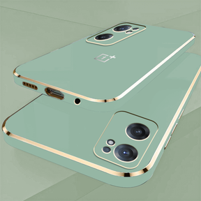 ONEPLUS NORD CE2 5G ULTRA-SHINE GOLD ELECTROPLATED LUXURIOUS  BACK CASE WITH CAMERA PROTECTION