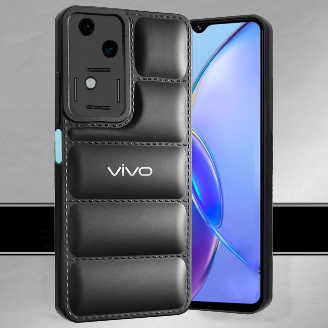 VIVO V30 5G The Puffer Edition Soft Material Down Jacket Phone Case