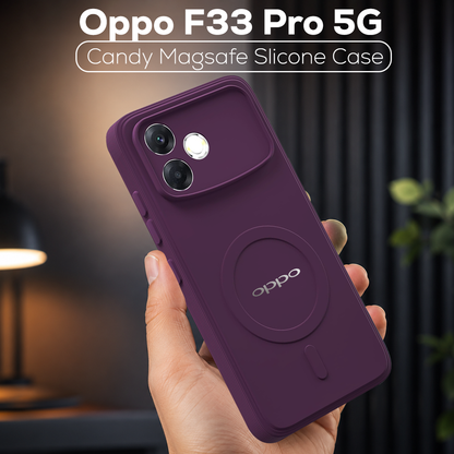 OPPO F33 PRO 5G Candy Silicone Luxury Matte Back Cover with Camera  Protection
