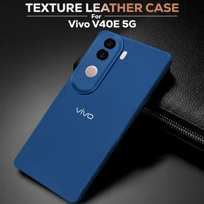 Vivo V40e 5G Solid Color Leather Texture Matte Phone Back Case