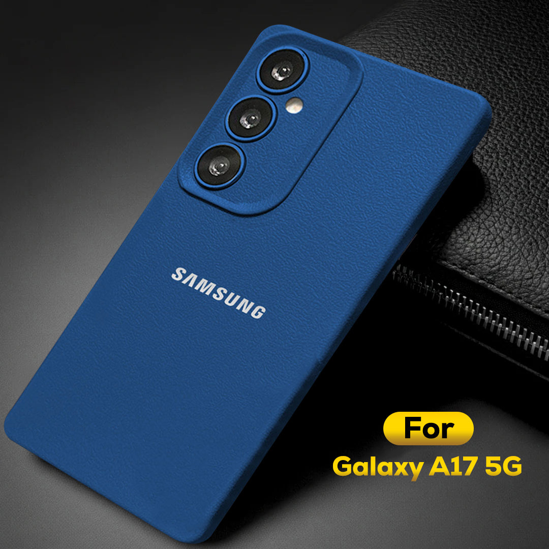 Samsung Galaxy A17 5G Solid Color Leather Texture Matte Phone Back Case