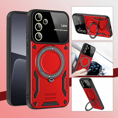 SAMSUNG GALAXY A17 5G Heavy Duty Rugged Shockproof Camera Lens Protector Phone Cover with Kickstand