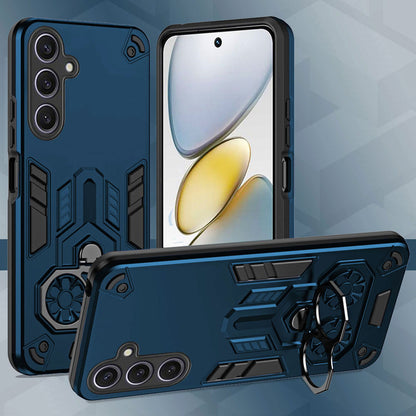 Samsung Galaxy A55 5G Armor knight Series Camera Protection 2 in 1 Shockproof Phone Cover with Kickstand