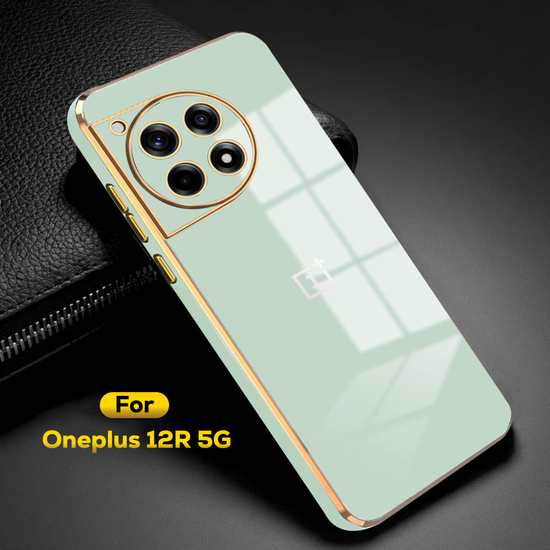 OnePlus 12R 5G ULTRA-SHINE LUXURIOUS  BACK CASE WITH CAMERA PROTECTION