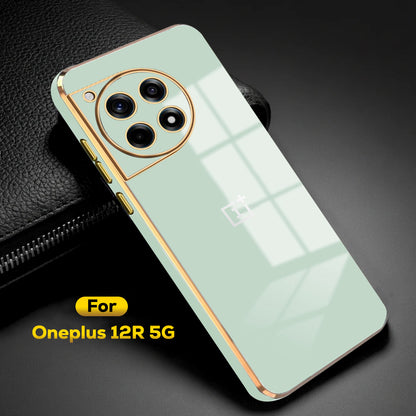 OnePlus 12R 5G ULTRA-SHINE LUXURIOUS  BACK CASE WITH CAMERA PROTECTION