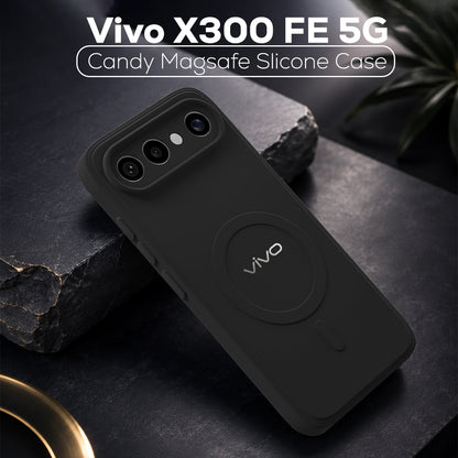 VIVO X300 FE 5G Candy Silicone Luxury Matte Back Cover with Camera  Protection