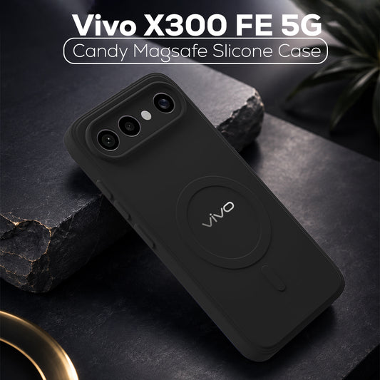 VIVO X300 FE 5G Candy Silicone Luxury Matte Back Cover with Camera  Protection