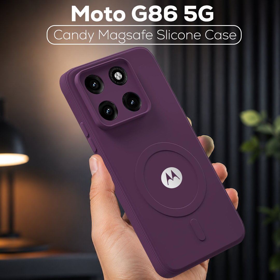 MOTO G86 5G Candy Silicone Luxury Matte Back Cover with Camera Protection