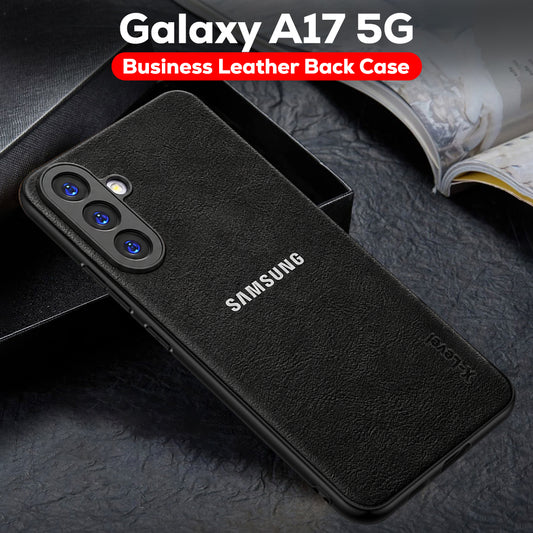 SAMSUNG GALAXY A17 5G Business Style PU LEATHER PROTECTIVE BACK CASE WITH CAMERA PROTECTION