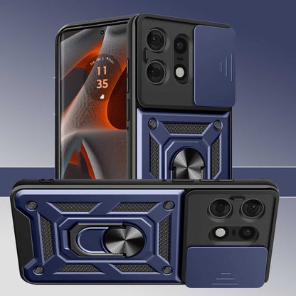 MOTOROLA EDGE 50 NEO 5G Armor Military-grade Case With Sliding Camera Cover & 360 Kickstand