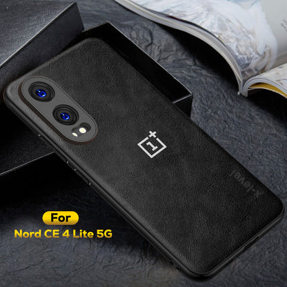 ONEPLUS NORD CE4 LITE 5G Business Style PU LEATHER PROTECTIVE BACK CASE WITH CAMERA PROTECTION