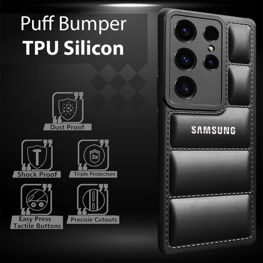 Galaxy S22 ULTRA The Puffer Edition Soft Material Down Jacket Phone Case