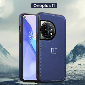 OnePlus 5G Series Leather Stitched Protective Back Case