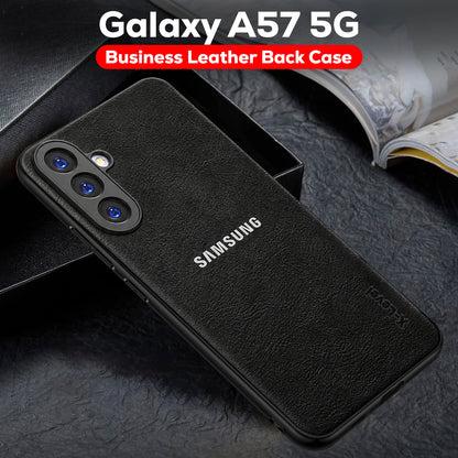 SAMSUNG GALAXY A57 5G  Business Style PU LEATHER PROTECTIVE BACK CASE WITH CAMERA PROTECTION