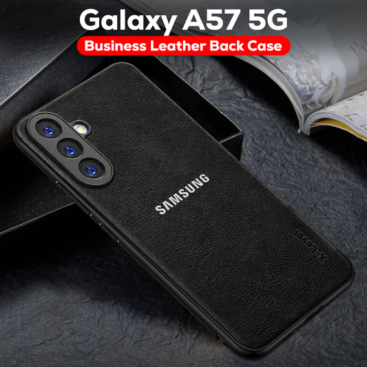 SAMSUNG GALAXY A57 5G  Business Style PU LEATHER PROTECTIVE BACK CASE WITH CAMERA PROTECTION
