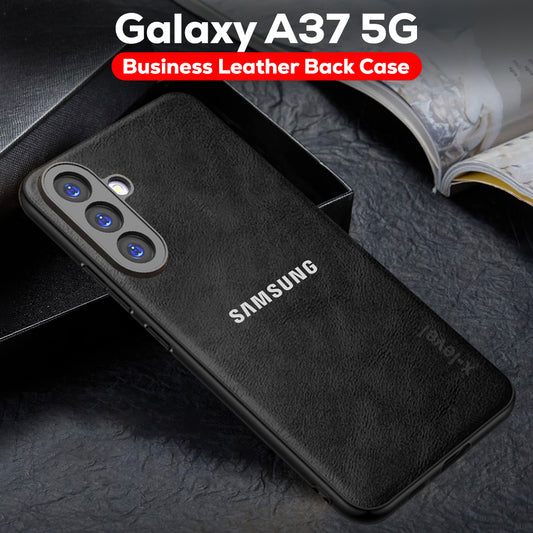 SAMSUNG GALAXY A37 5G Business Style PU LEATHER PROTECTIVE BACK CASE WITH CAMERA PROTECTION