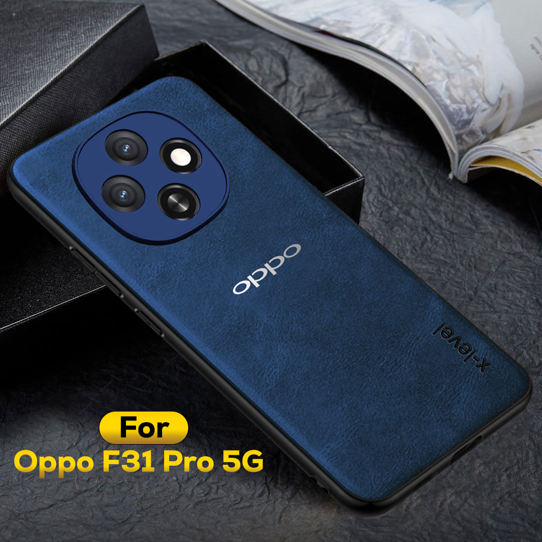 OPPO F31 PRO 5G  Business Style PU LEATHER PROTECTIVE BACK CASE WITH CAMERA PROTECTION
