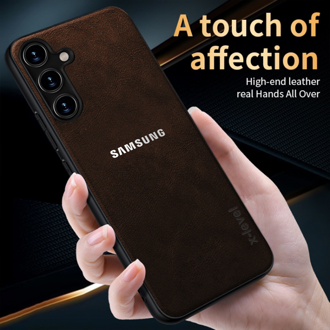 GALAXY A26 5G  Business Style PU LEATHER PROTECTIVE BACK CASE WITH CAMERA PROTECTION