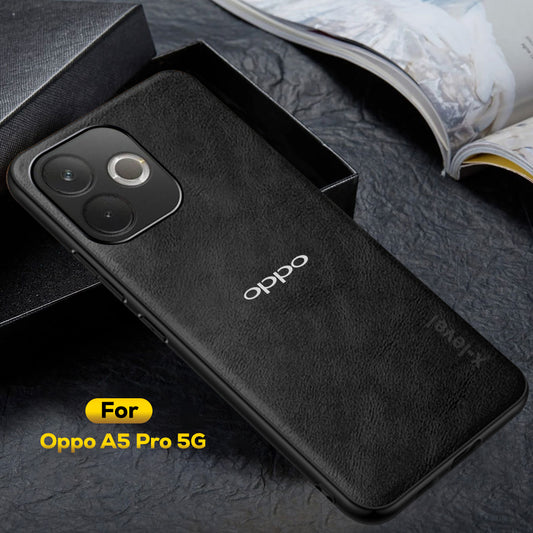 OPPO A5 PRO 5G  Business Style PU LEATHER PROTECTIVE BACK CASE WITH CAMERA PROTECTION