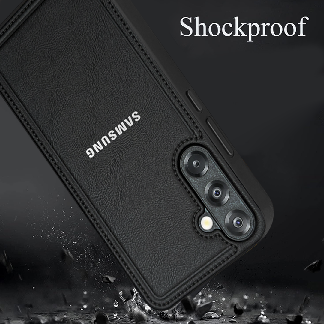 Samsung Galaxy A16 5G Vintage Leather Stitched Protective Back Case