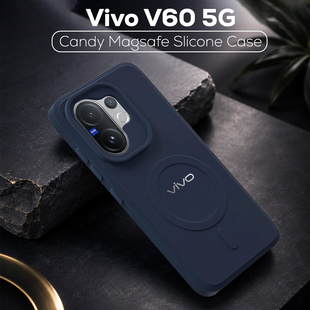 VIVO V60 5G Candy Silicone Luxury Matte Back Cover with Camera  Protection