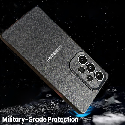Samsung Galaxy A23 5G Solid Color Leather Texture Matte Phone Back Case