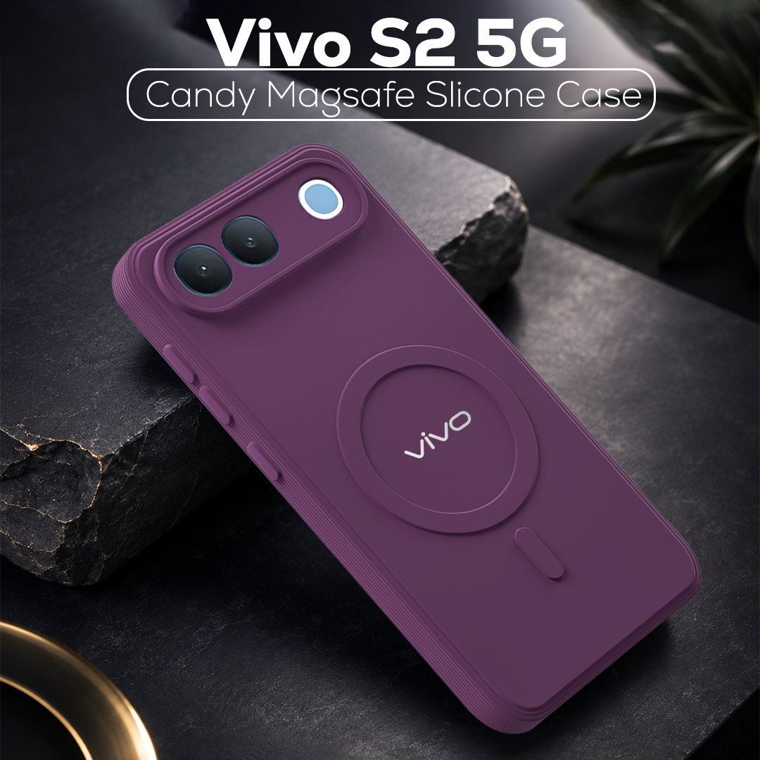 VIVO S2 5G Candy Silicone Luxury Matte Back Cover with Camera  Protection