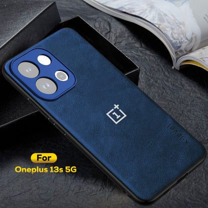 ONEPLUS 13s 5G Business Style PU LEATHER PROTECTIVE BACK CASE WITH CAMERA PROTECTION