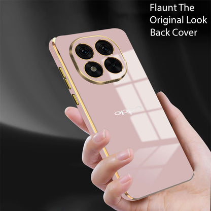 OPPO F29 5G ULTRA-SHINE GOLD ELECTROPLATED LUXURIOUS  BACK CASE WITH CAMERA PROTECTION
