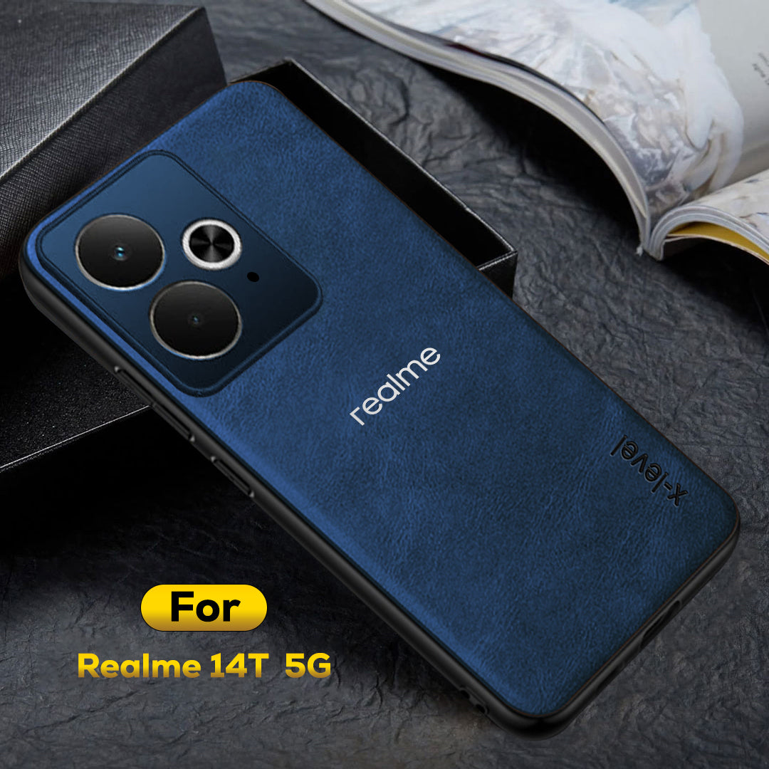REALME 14T 5G Business PU Leather Back Case