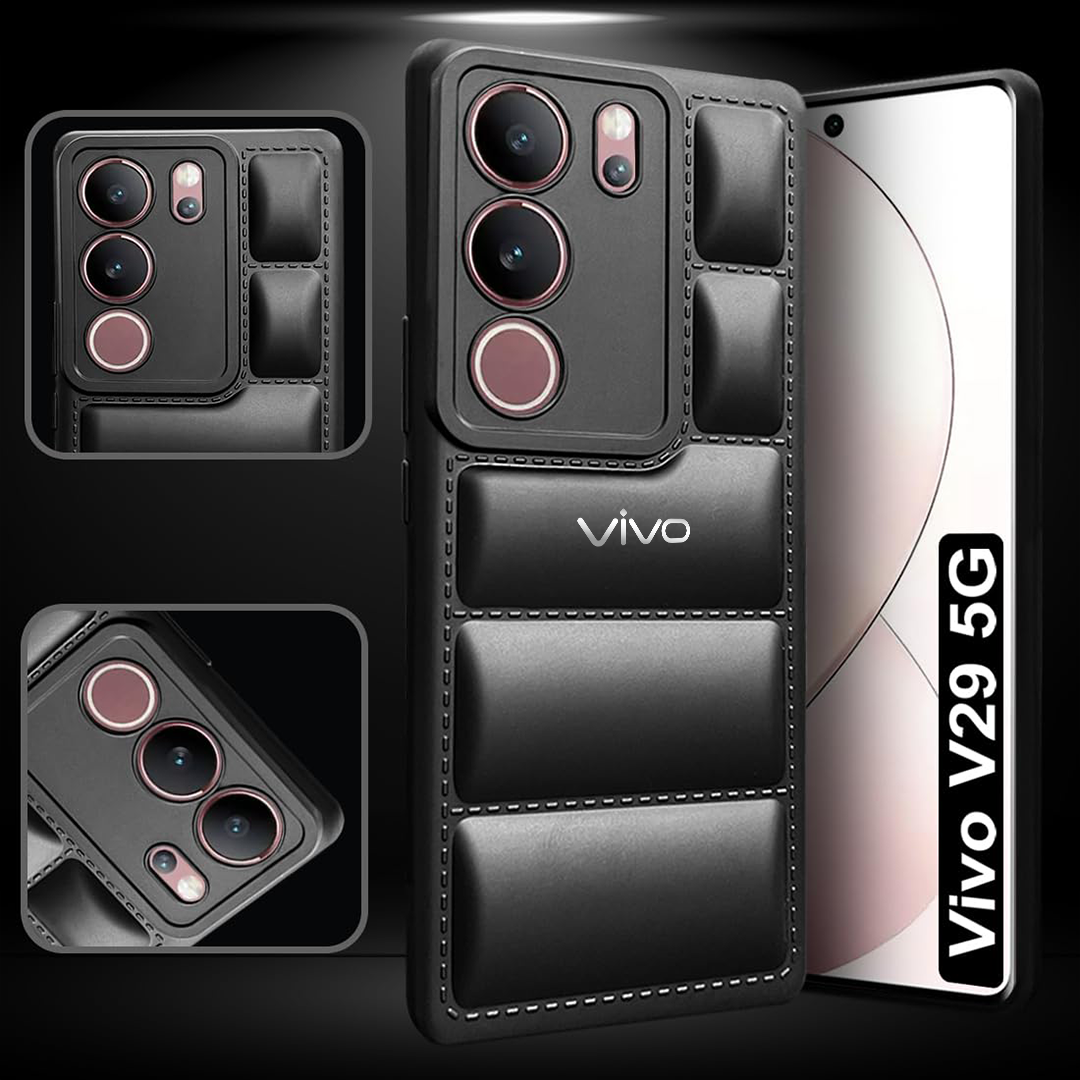 VIVO V29 PRO 5G The Puffer Edition Soft Material Down Jacket Phone Case