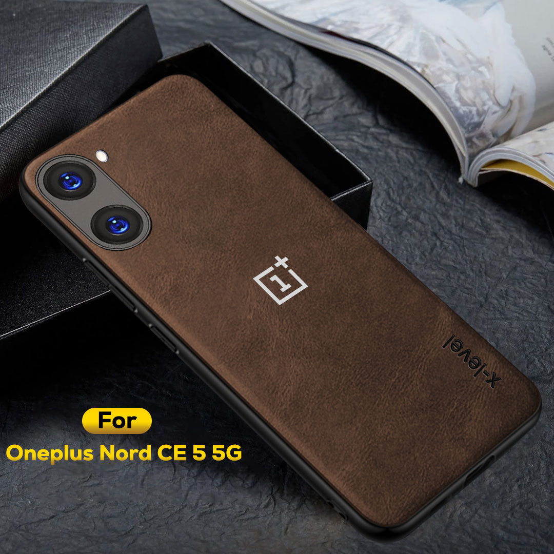 ONEPLUS NORD CE 5 5G VINTAGE PU LEATHER PROTECTIVE BACK CASE