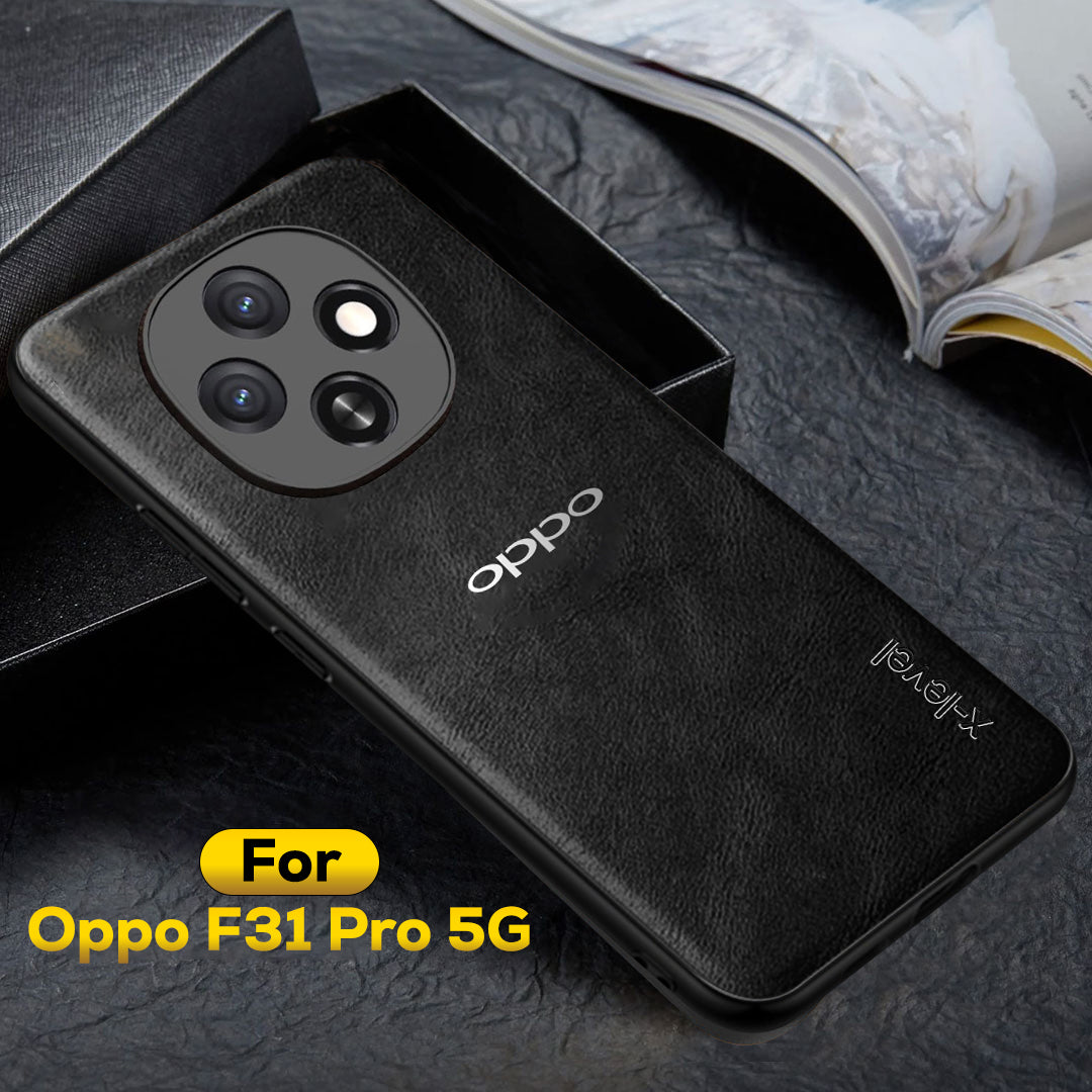 OPPO F31 PRO 5G  Business Style PU LEATHER PROTECTIVE BACK CASE WITH CAMERA PROTECTION