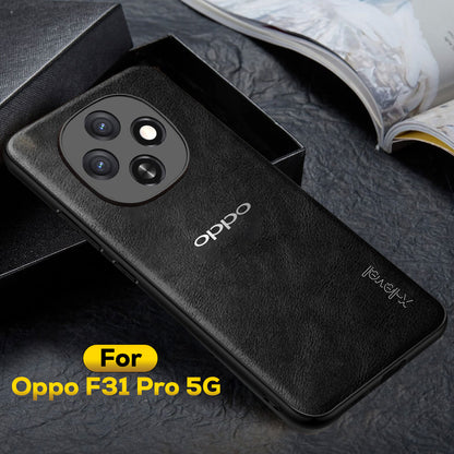 OPPO F31 PRO 5G  Business Style PU LEATHER PROTECTIVE BACK CASE WITH CAMERA PROTECTION