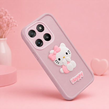 MOTOROLA EDGE 70 FUSION 5G Soft Silicone 3D Hello Kitty character design Back Case with Camera Protection