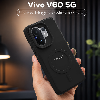 VIVO V60 5G Candy Silicone Luxury Matte Back Cover with Camera  Protection