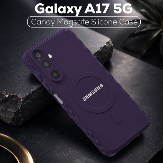 SAMSUNG GALAXY A17 5G Candy Silicone Luxury Matte Back Cover with Camera Lens Protection