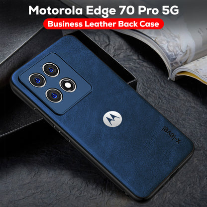 MOTOROLA EDGE 70 PRO 5G Business Style PU LEATHER PROTECTIVE BACK CASE WITH CAMERA PROTECTION