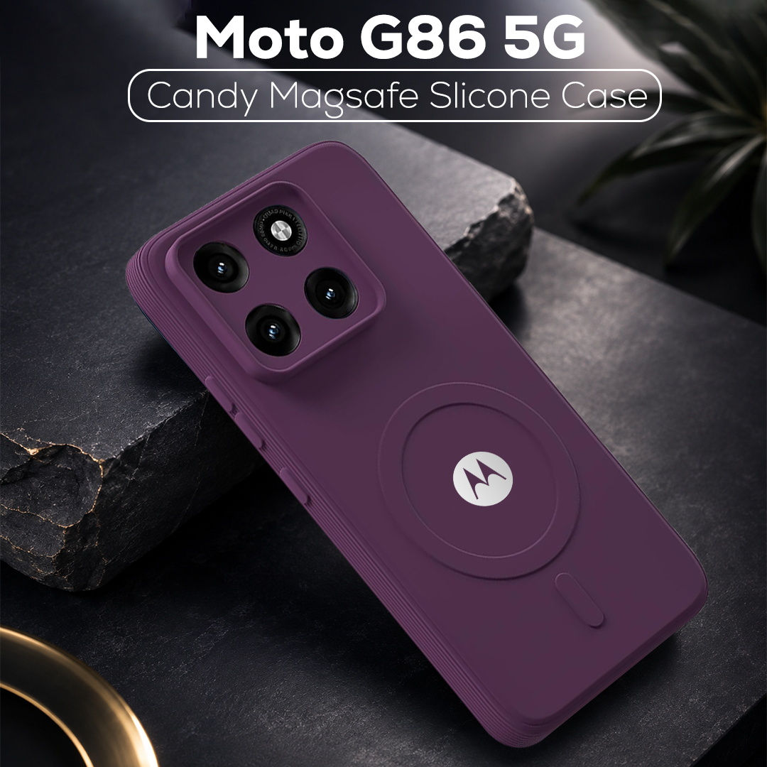 MOTO G86 5G Candy Silicone Luxury Matte Back Cover with Camera Protection
