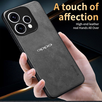 OPPO RENO 15 5G Business Style PU LEATHER PROTECTIVE BACK CASE WITH CAMERA PROTECTION