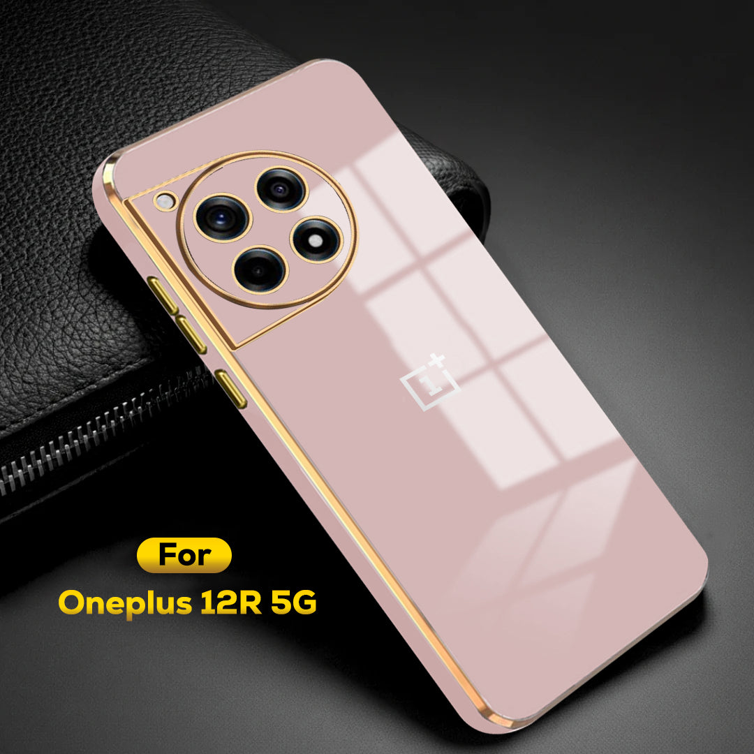 OnePlus 12R 5G ULTRA-SHINE LUXURIOUS  BACK CASE WITH CAMERA PROTECTION