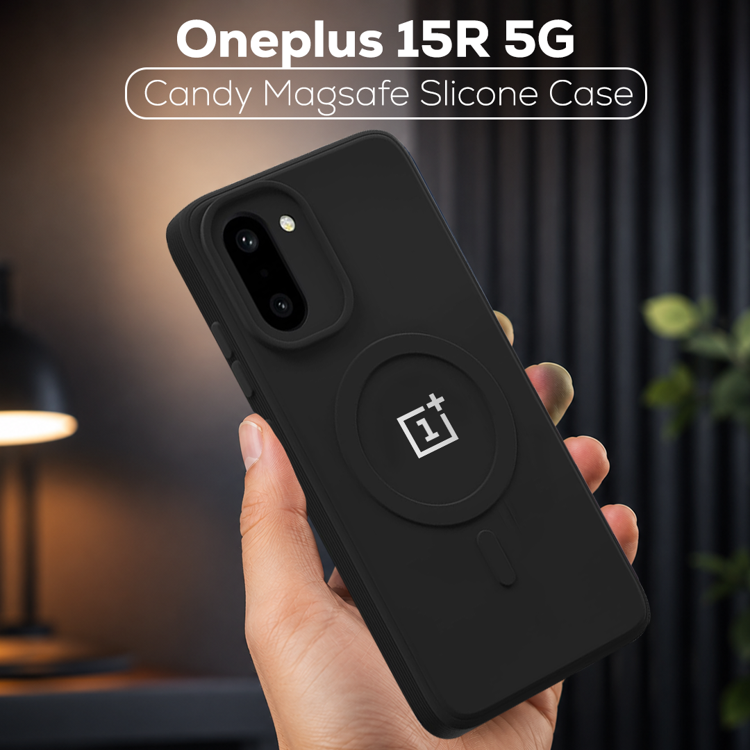 OnePlus 15R 5G Candy Silicone Luxury Matte Back Cover with Camera  Protection