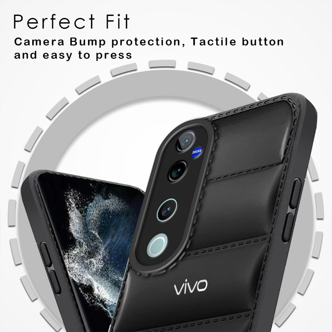 VIVO V40/V40 PRO 5G The Puffer Edition Soft Material Down Jacket Phone Case